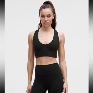 Lululemon Bend This Scoop and Cross Bra in Black in Size S/M